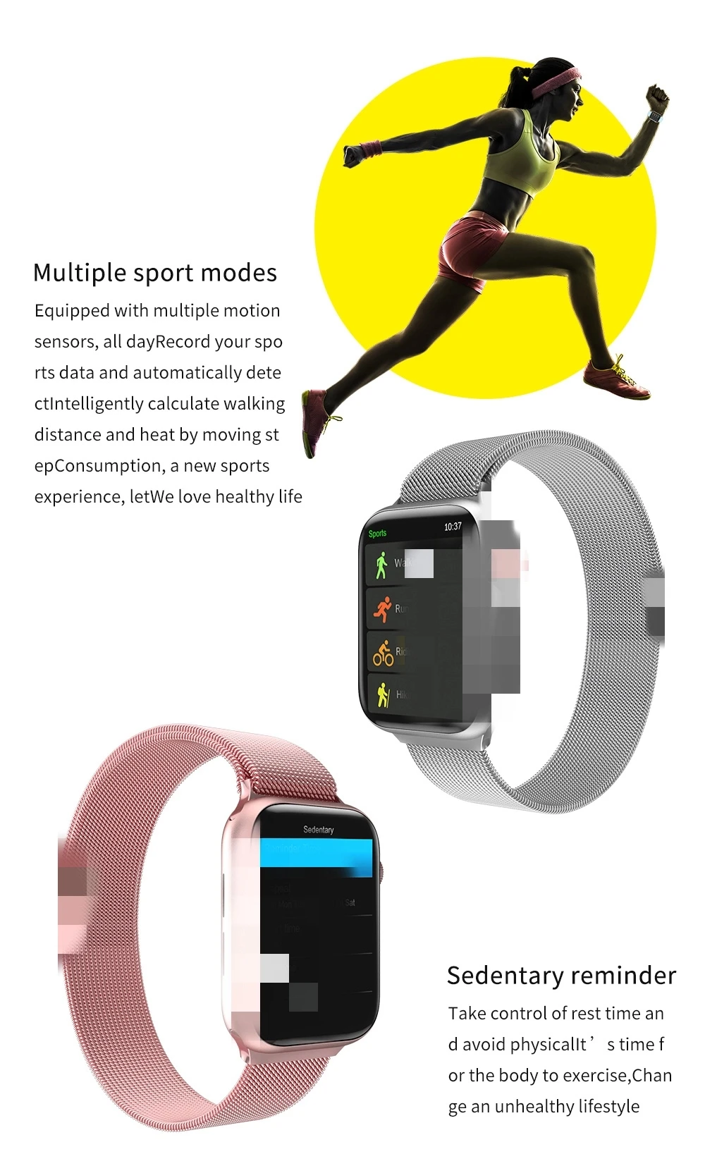 
2020 stone men jewelry shanghai e-ink imantado mujer low moq wrist glass smart watch smartwatch reloj bracelet 
