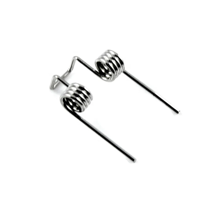 China Manufacturer OEM  Customized clothespin spring stainless steel wire form double hook torsion spring clamp