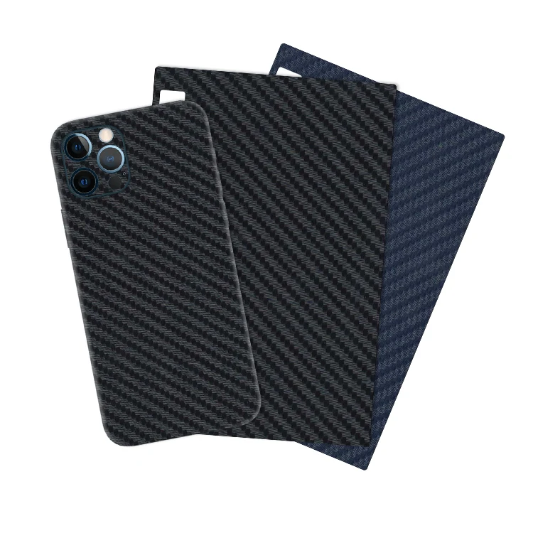 Purcell Mobile Phone Carbon Fiber Skins Sheet Custom Back Screen Protector For Mobile Phone