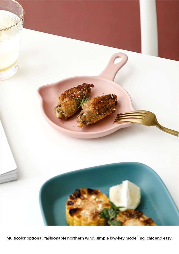 Wholesale Restaurant Dinnerware Set 14 Inch  Catering Plates Dinner Set With Gold Round Fish Ceramic Dinner Plates