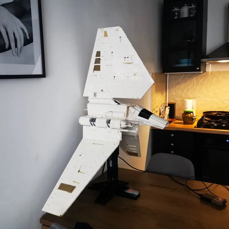 Space Military Series Wars MOC Imperial Flying Shuttle Model Building Blocks Movie Collection Bricks Kids DIY Toys Xmas Gifts