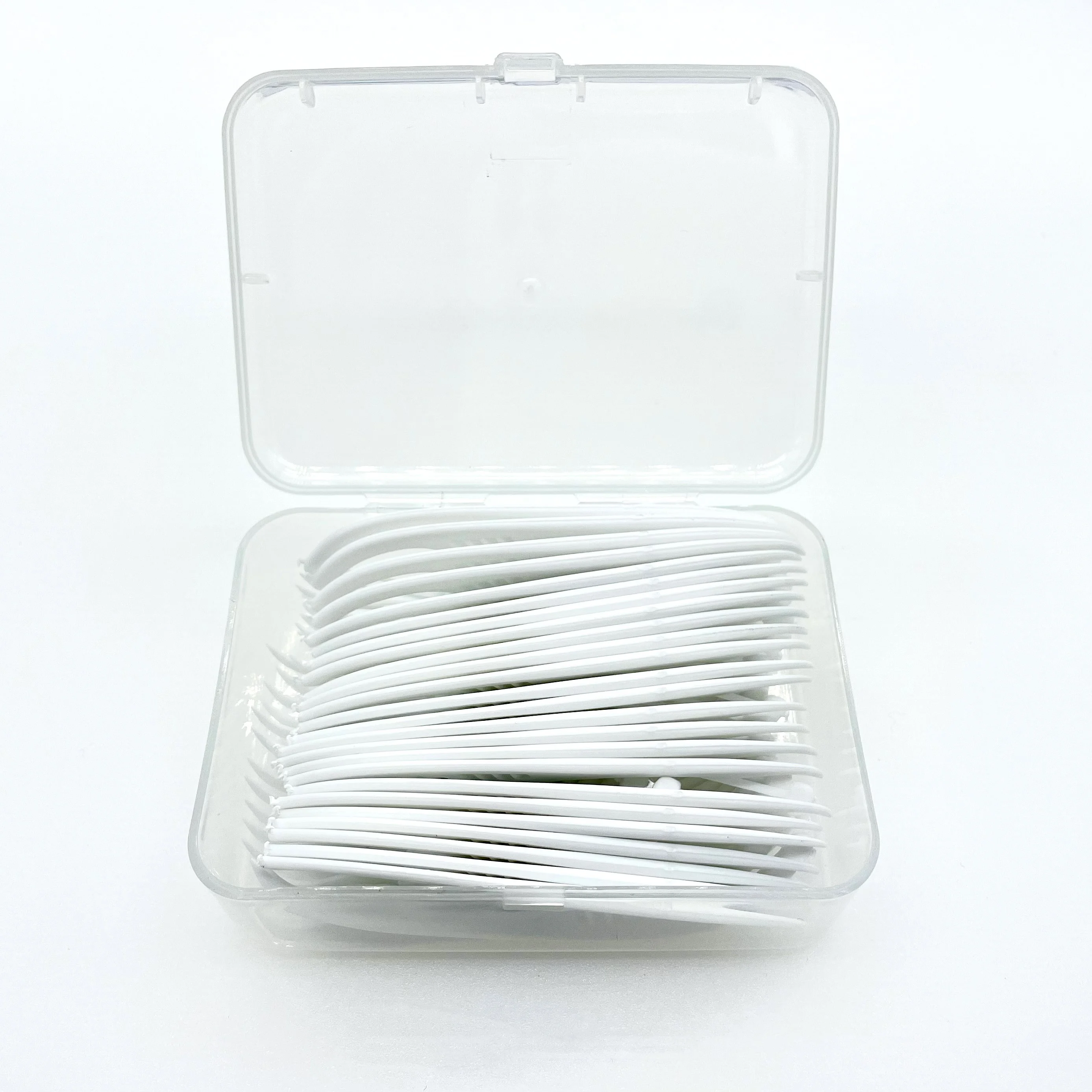 Wholesale Eco Biodegradable Oral Plastic B Dental Floss Picks Individually Wrapped Toothpick