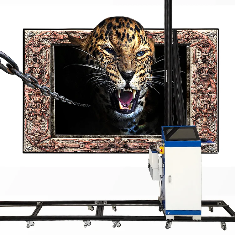 1440DPI High Resolution Digital Inkjet Printer Machine Vertical Wall 3D Wall Floor Printer Small Business A3 A1 A4 A2 A5
