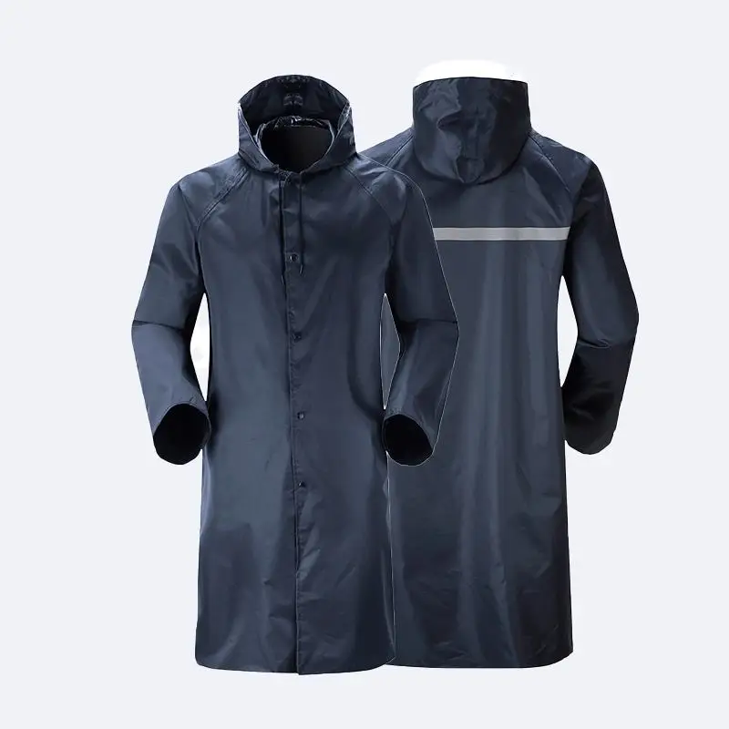 Outdoors New Thicker Oxford Rainwear Conjoined Overalls Men Women Rain Coat Picnic Rain Coat For Men