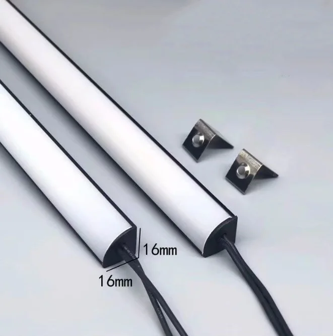 Low Voltages Slot Free Magnetic V Shaped Aluminum Profile Shelf Light for Supermarket Shelf Goods Display