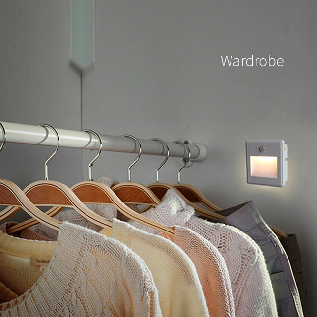 Human Motion Light Sensor Night Light Led Indoor Step Light For Stairs And Home Decorative