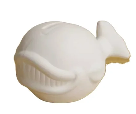 Shark coin bank Helicopters coin bank wholesale custom unpainted ceramic bisque Ceramic Bisque ready to paint