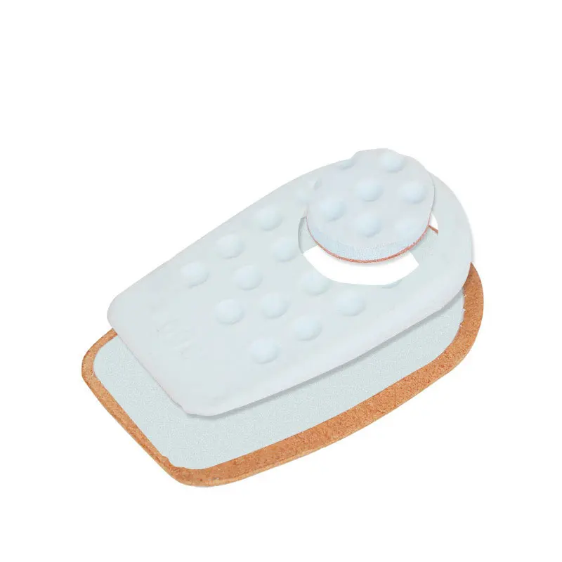 Emulsion Leathers Soft Breathable Anti-friction Shock Absorption Half-size Insole Shoe Pad