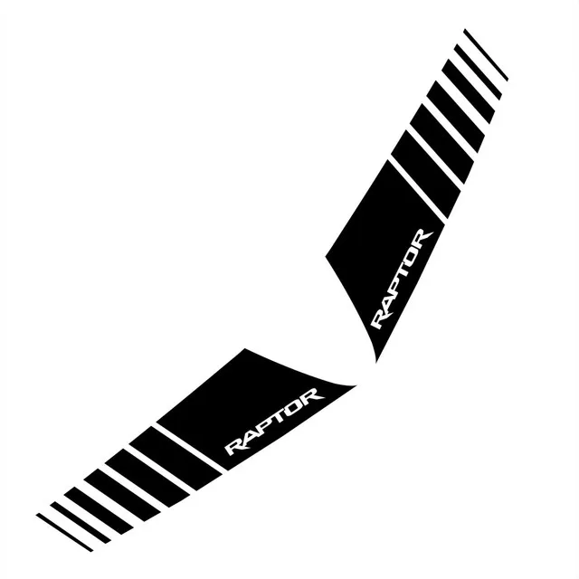 Car Hood Cover Graphic Ranger Raptor Vinyl Car Decal Stickers for F150 F-150 2015-2018 Pickup Auto Accessories Bonnet Decorative