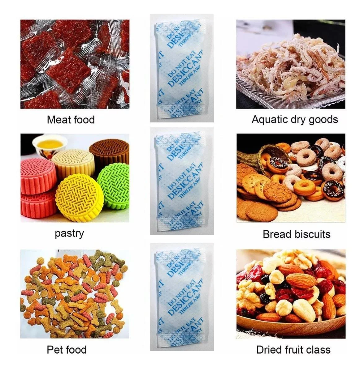 Wholesale Pharmaceutical Food grade  silica gel 1g 2g 3g 5g