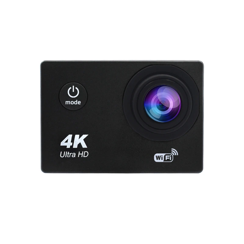 Wholesale customized high quality portable mini 2 inch 4k HD outdoor sports cycling waterproof WiFi camera