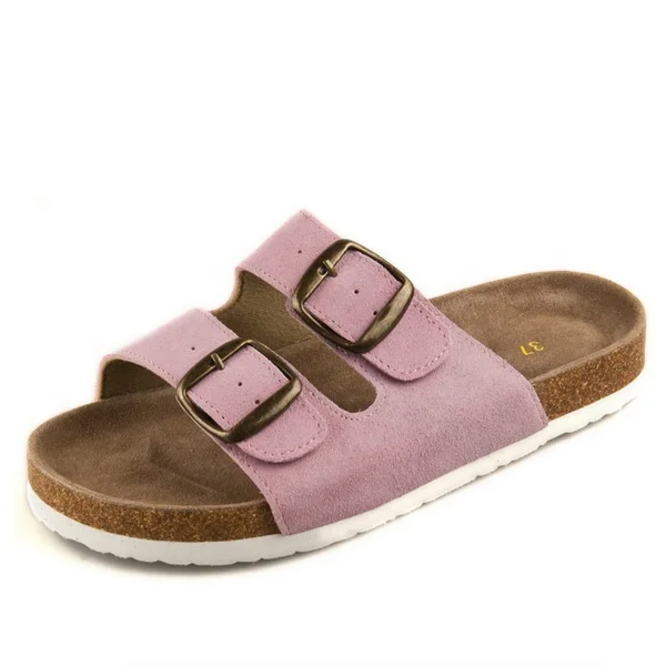 
Fashion design top quality women outdoor soft cork sole slipper 