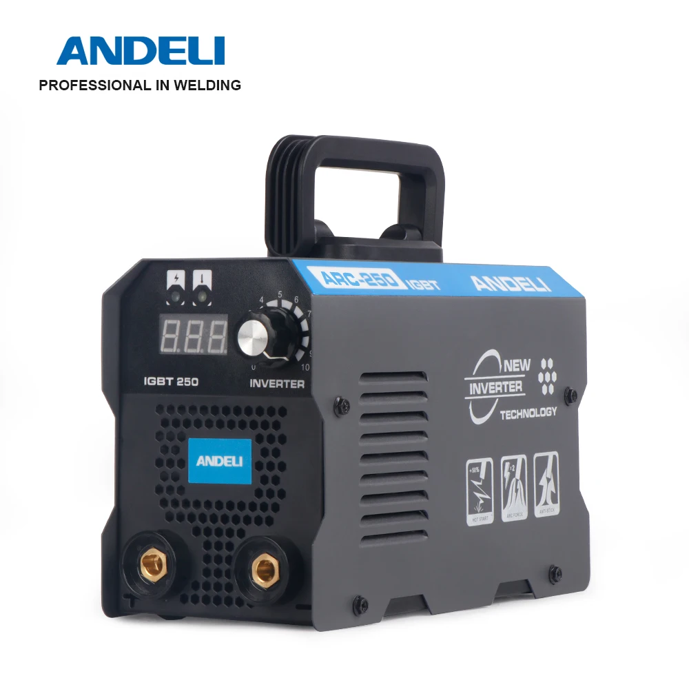 ANDELI портативный мини для дуговой сварки под флюсом ARC-250mini IGBT инвертор постоянного тока сварочных работ с мини-дуговой сварочный