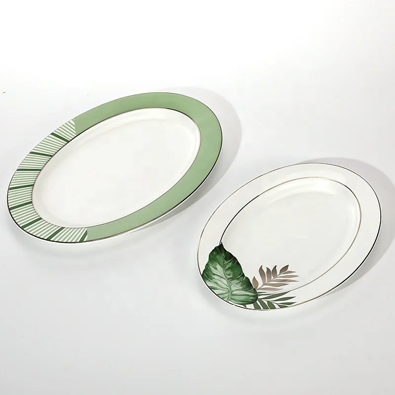 Tivray Ceramic Bone China Flatware Cutlery Crokery Chinaware Dinnerware Tableware Gadgets Tool Crocery Sets For 12 People