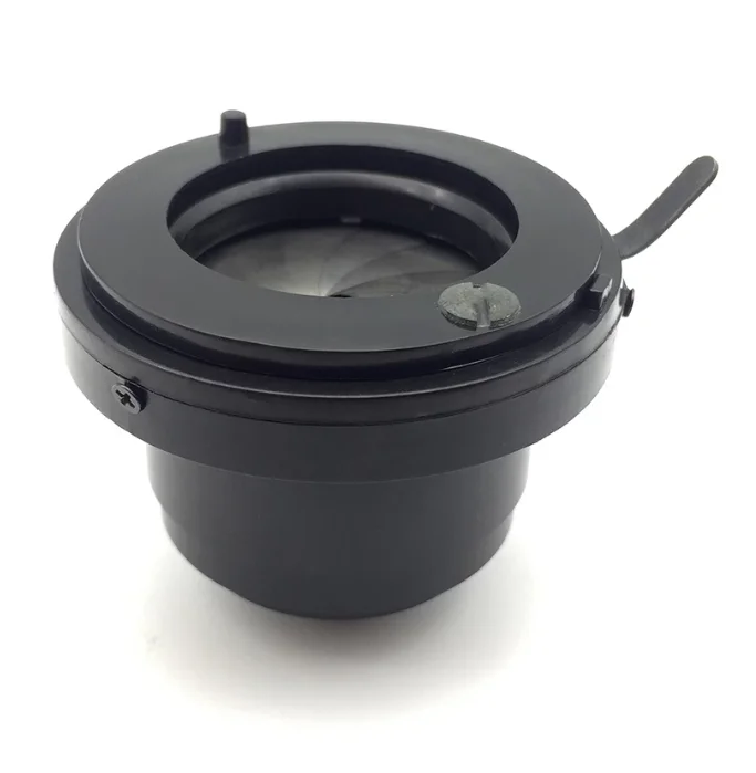 Biological Microscope 1.25 Abbe Condenser N.A. 1.25 mm Microscope Part Accessories Collecting Mirror Lens Upper Diameter 37 mm