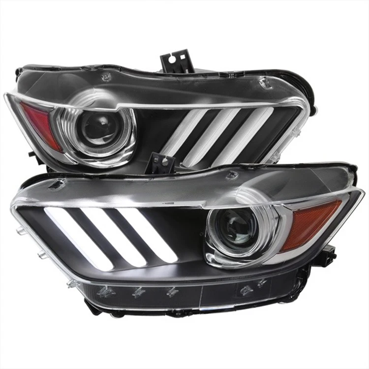 Auto Lighting System Super Bright Car Led Headlamp Headlight Head Lamp For Ford Mustang 2015 - 2017 USA Version