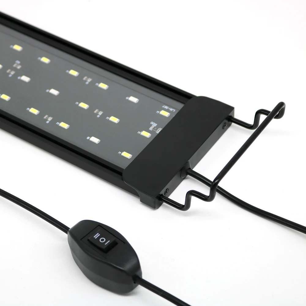 Raybow latest design 24w mini fish tanks clip marine reef full spectrum led aquarium lights lighting