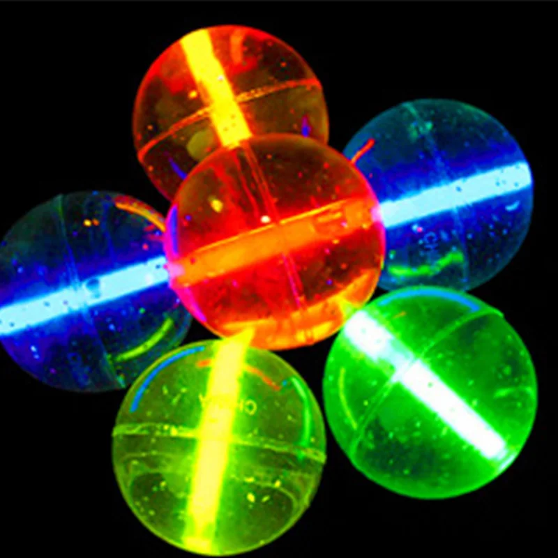 Hot Sell glow in the dark sticky ball Luminous Children Toy Color Boy Bouncing Ball Glow In Dark
