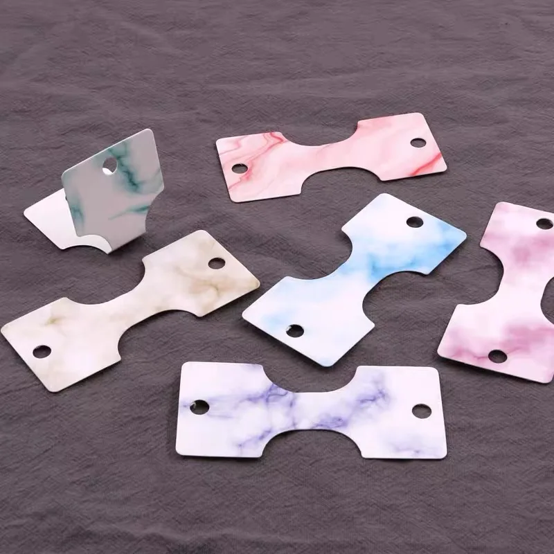 New design recycled Private Printing Paper kraft Small Size ring jewelry security label tags cards packaging price tag with logo