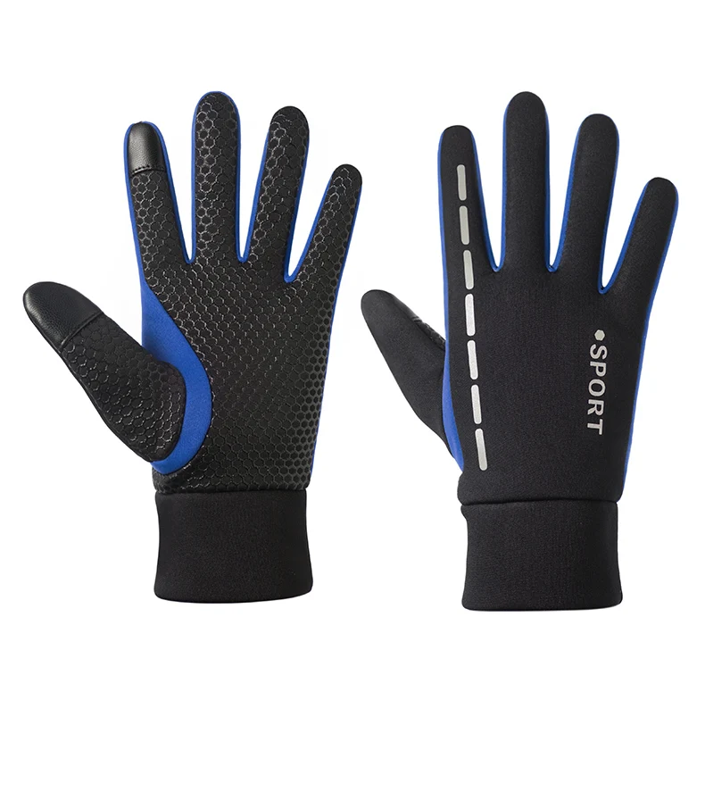 Winter Waterproof windproof fleece Anti-slip Outdoor Sports Warm Thermal Ski Snow Gloves Mittens Cycling Gloves