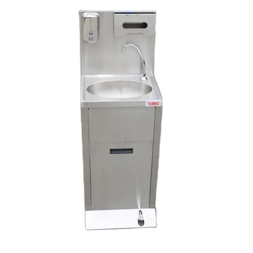 Modern adjustable laundry simplicity Foot-operated wash basin portable medical sinks