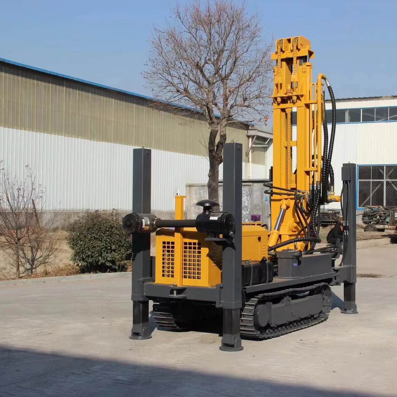 Swivel 300m Drill Rig Water Mini Oilfield Tractor Portable Mounted Truck Bore Rigs Drilling for Mobile Rigs Drilling
