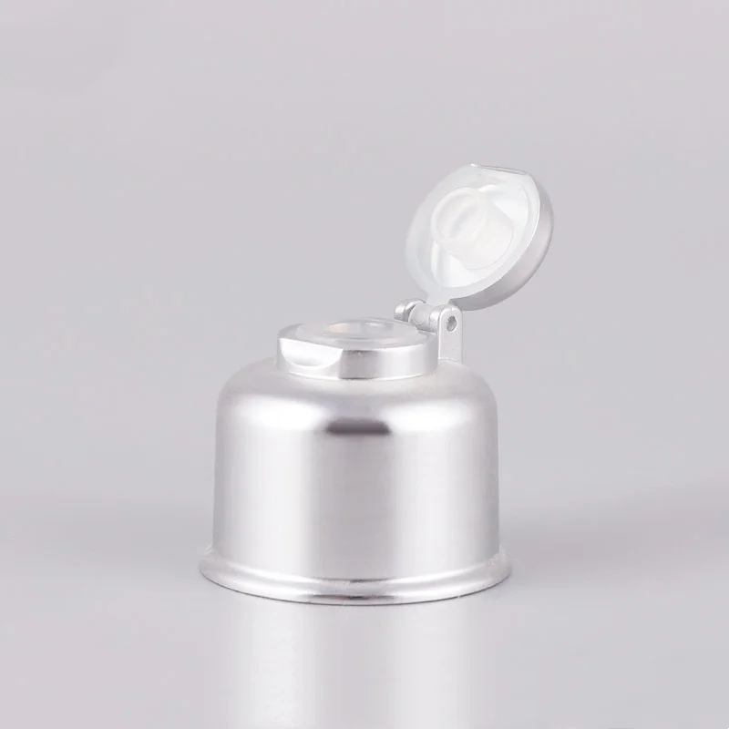 High quality 20mm 24/410 Golden Silver UV Plastic Cosmetic Packaging Screw Flip Top Cap For Shampoo Conditioner Bottle