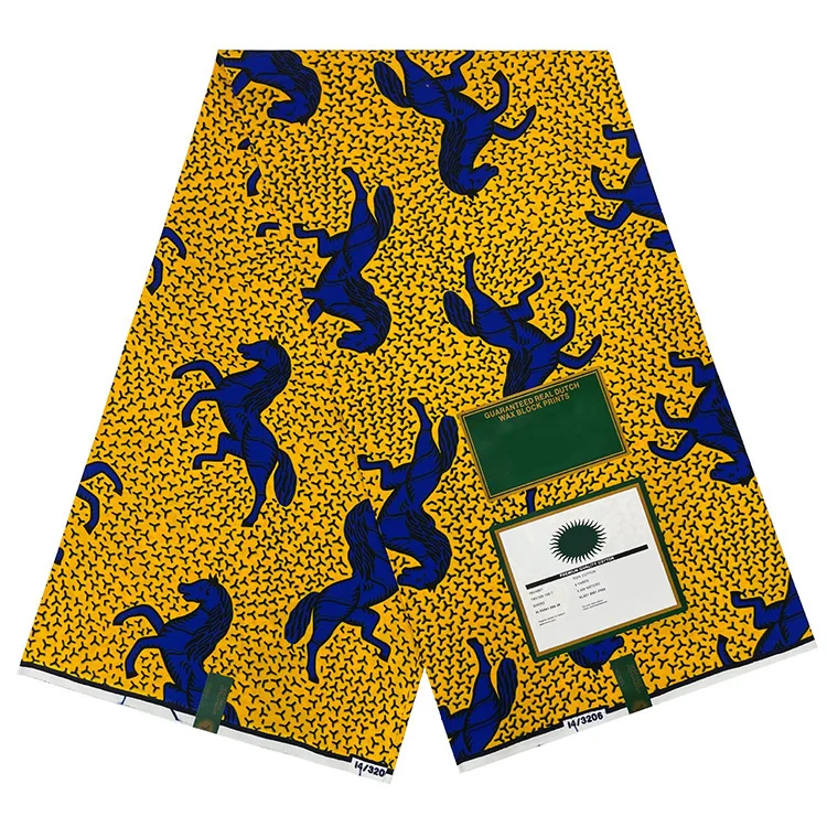 2024 new arrival design luxury brand Export Africa high quality new Dutch wax loincloth cotton fabric