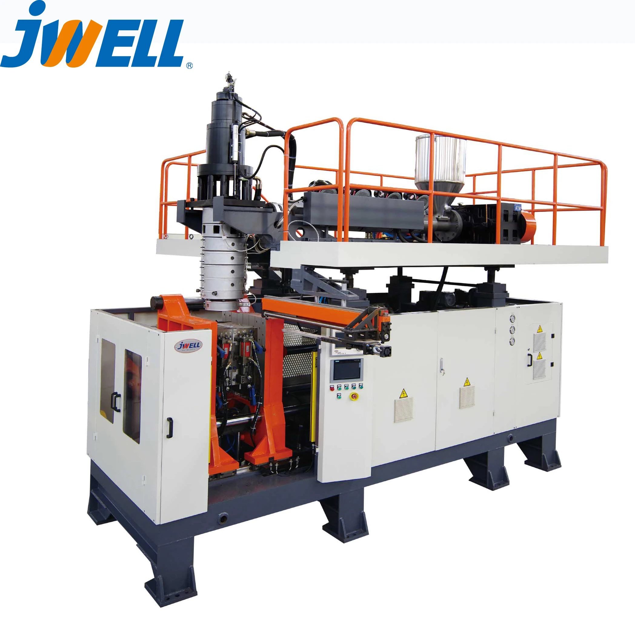 
JWELL BM100 High Speed Automatic Drum Blow Molding Basket Food Container Blow Moulding Machine  (1600190869739)