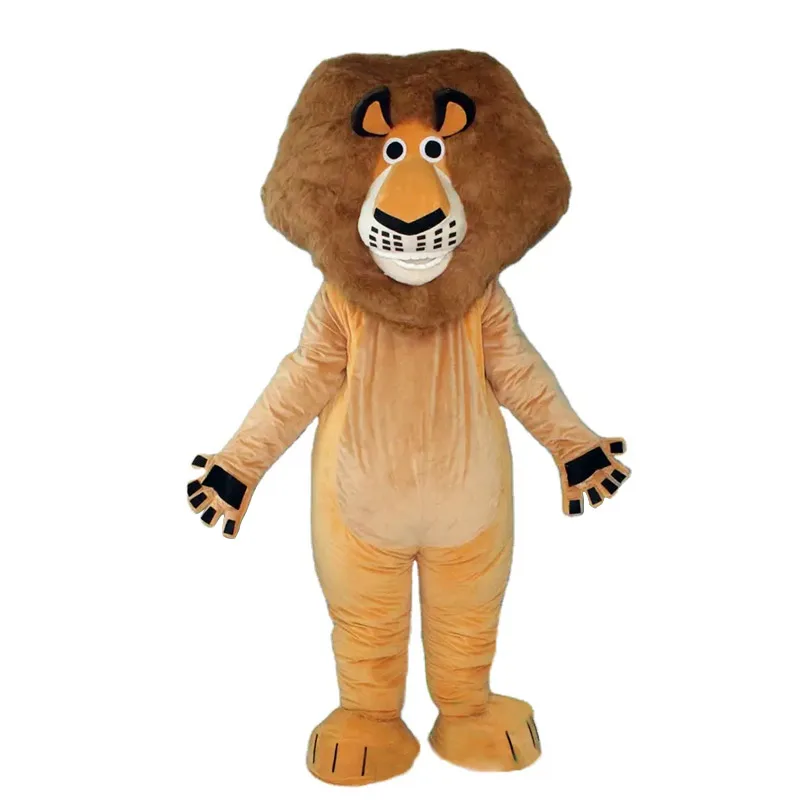 Factory custom animal mascot costume style walkable large lion big bear dolls creative plush clothing customized mascot suit