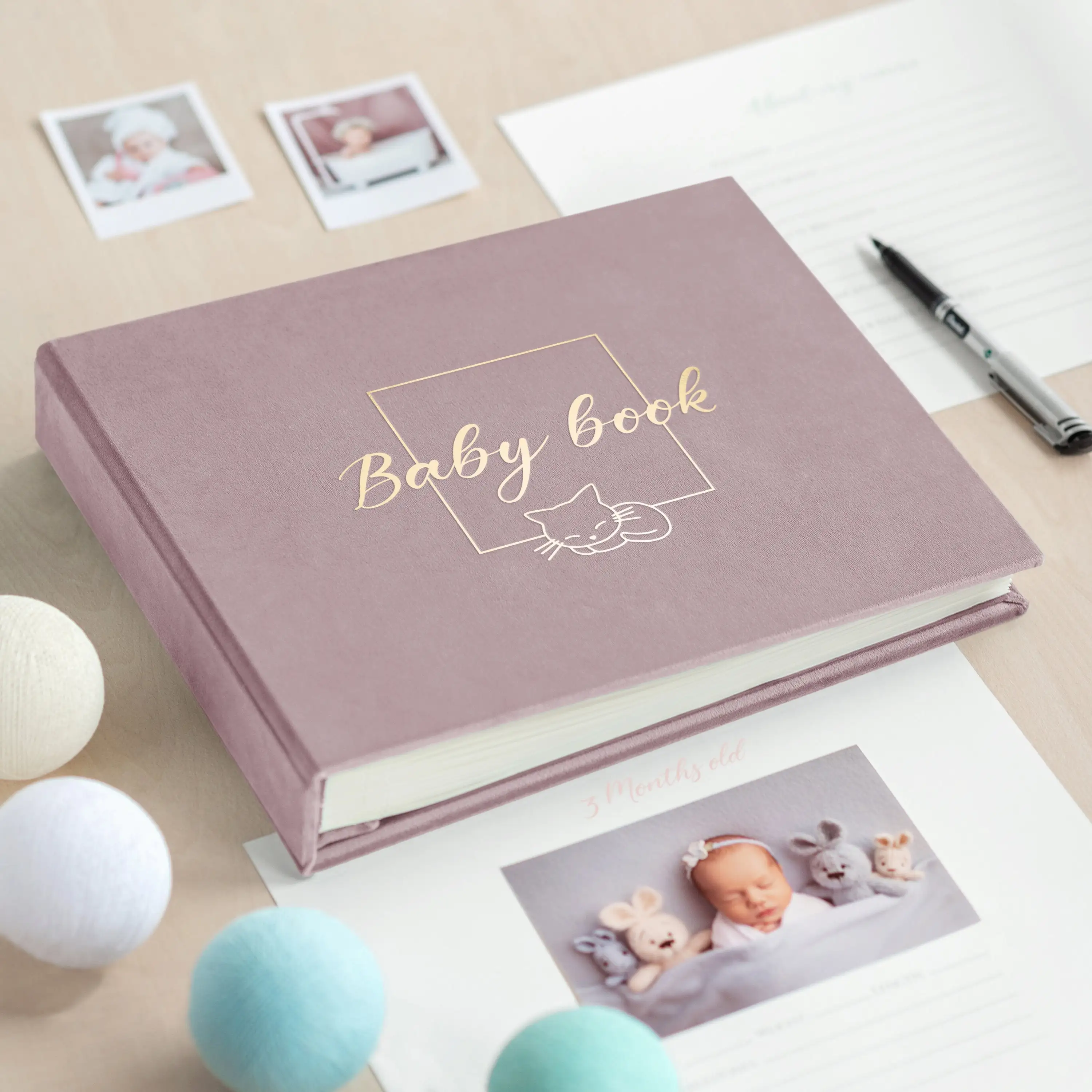 Wholesale Linen Photo Album 4x6 Hardcover Large Capacity Family Wedding Anniversary Baby Holiday Personalized Photo Album