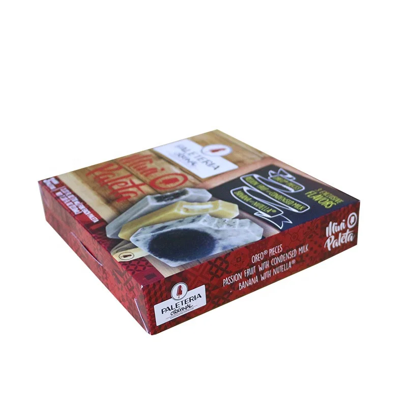 New Design Wholesale Custom High Quality Custom Paper Frozen Food Box Pie Dumplings Retail Box Packaging Box
