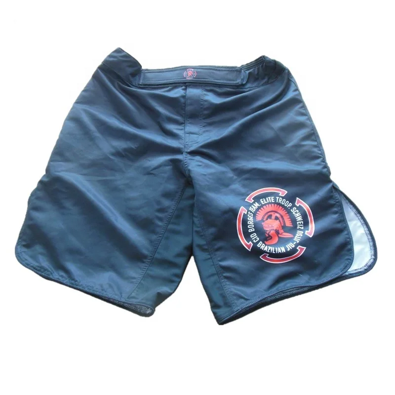 Compression tight mens rash guard bjj fight split mma shorts