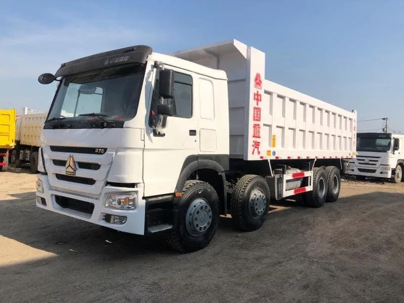 Used dump truck truck HOWo 371 HP 12 wheel 8*4 factory source direct sales