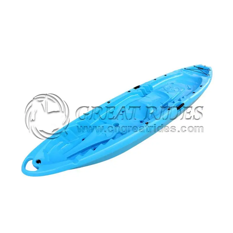 Factory Direct High Quality Plastic Canoes Touring 2 Person Canoe With Accessories
