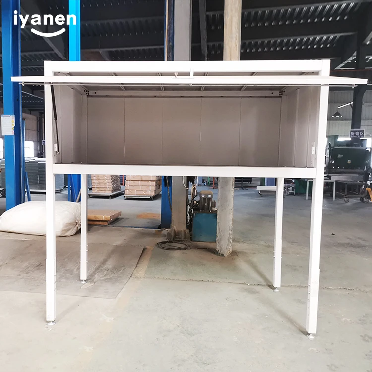 Iyanen customized heavy duty steel over car bonnet garage storage cabinet car packing shed storage locker