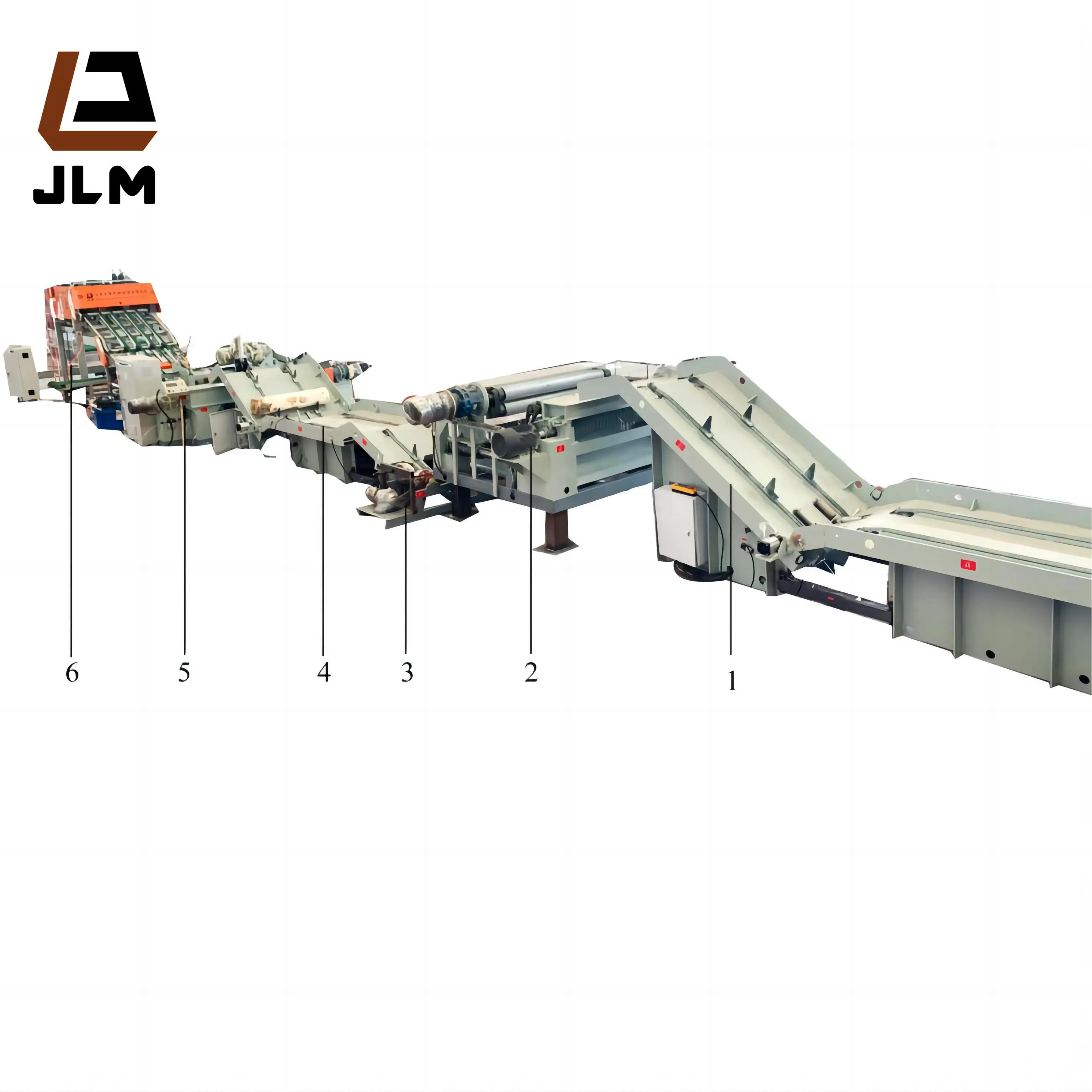 Jinlun 2023 plywood production line Automatic 8ft 2600mm Log Wood Veneer Peeling line
