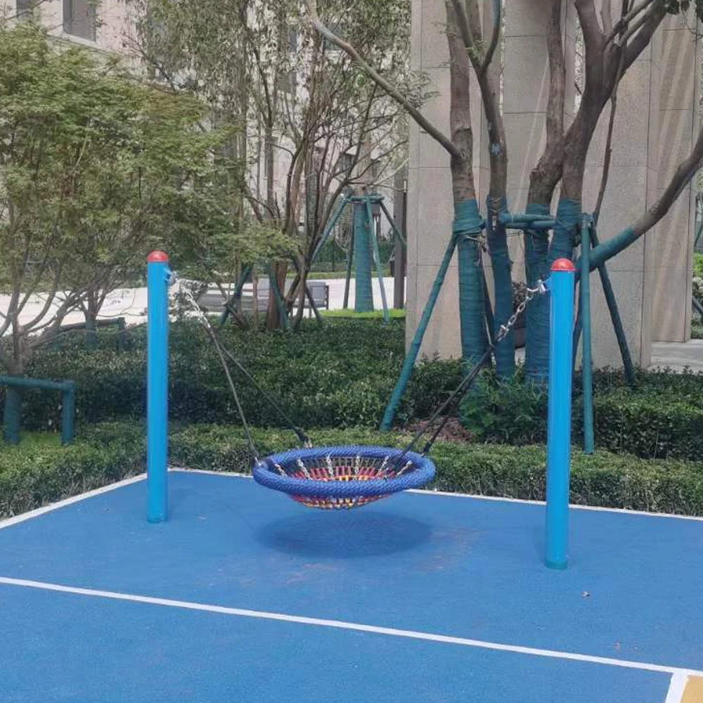 New Design High Quality Children Adult Outdoor Playground Accessories 100cm Round Net Swing