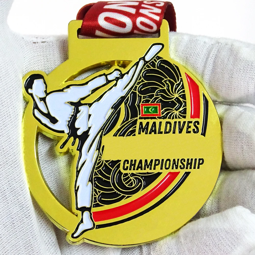 Medal Good Zinc Blank Holder Alloy 2D/3d Gold Award Taekwondo Custom Sport Metal Medal For Carnival