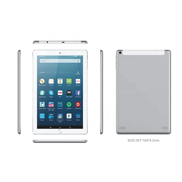 Specializing in the production of wholesale 10 inch tablet 800 * 1280 16:10 tablet 8 core 5000 mah large battery
