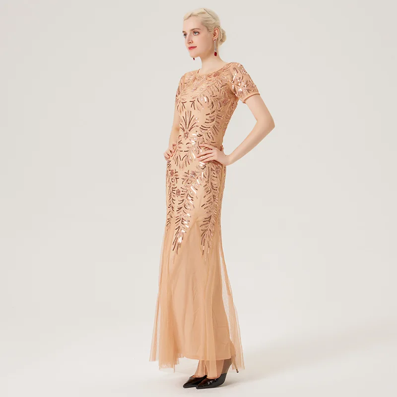 zy011 Cheap High Quality Elegent Sexy Lace Long Sleeve Women Girls Ballroom Dance Dress
