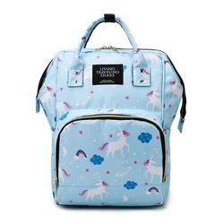 Large capacity Outdoor travel mother bag mummy Backpack cartoon printing mommy baby diaper bag backpacks