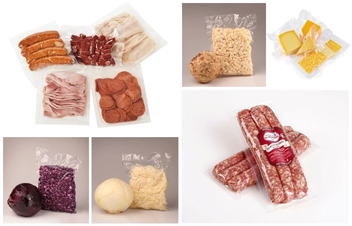 Custom Thermoforming Plastic Pp Pa pe Material Rigid Pof Shrink Film Sausage Packaging Film