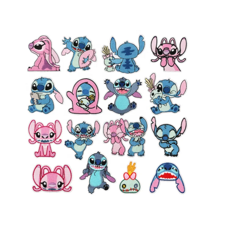 Factory Price Hot Sale Cute Cartoon Embroidery Clothes Patches Wholesale Child Cartoon Embroidered Patch for Shirt Hat Bag