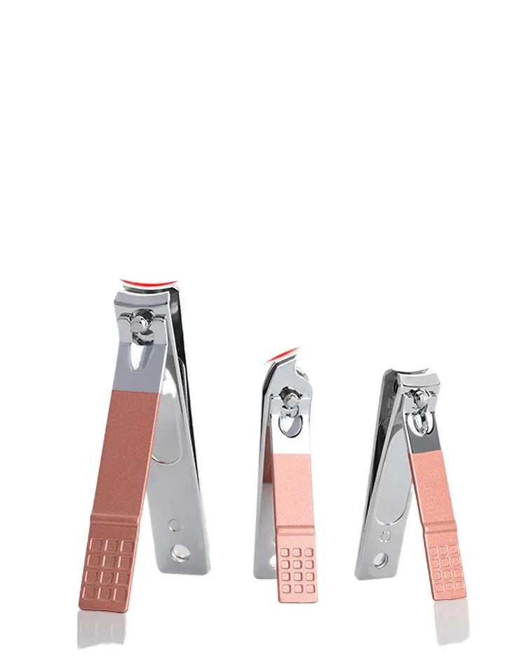 Rose gold 18-piece nail clippers set