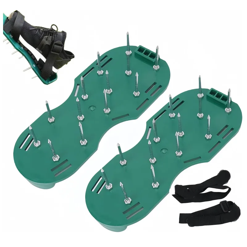 Garden scarifier shoes grass spikes lawn inflatable scarifier shoes