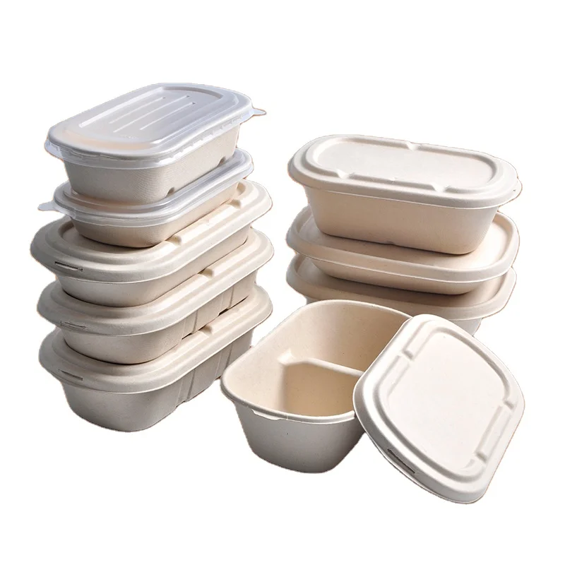 SenAng 850 мл биоразлагаемый бамбук и сахарный тростник прочный герметичный морозильник микроволновая печь безопасный для горячей холодной воды