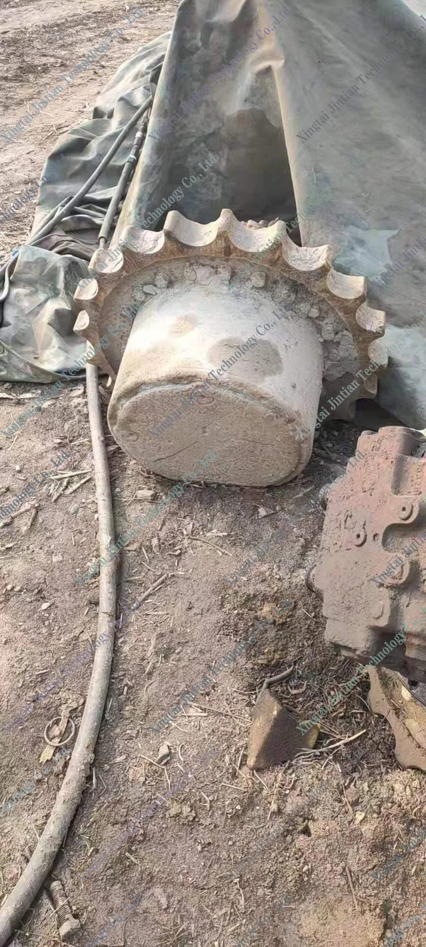 High quality Used Travel Reduction Gearbox SY215-8 final drive travel gearbox