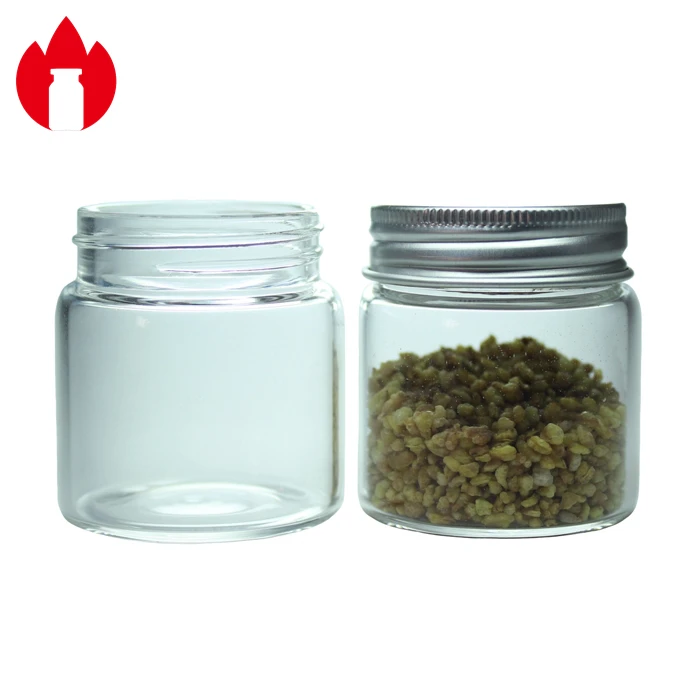 50ml 47*50mm Clear 3.3 High Borosilicate Glass Bottle Jar