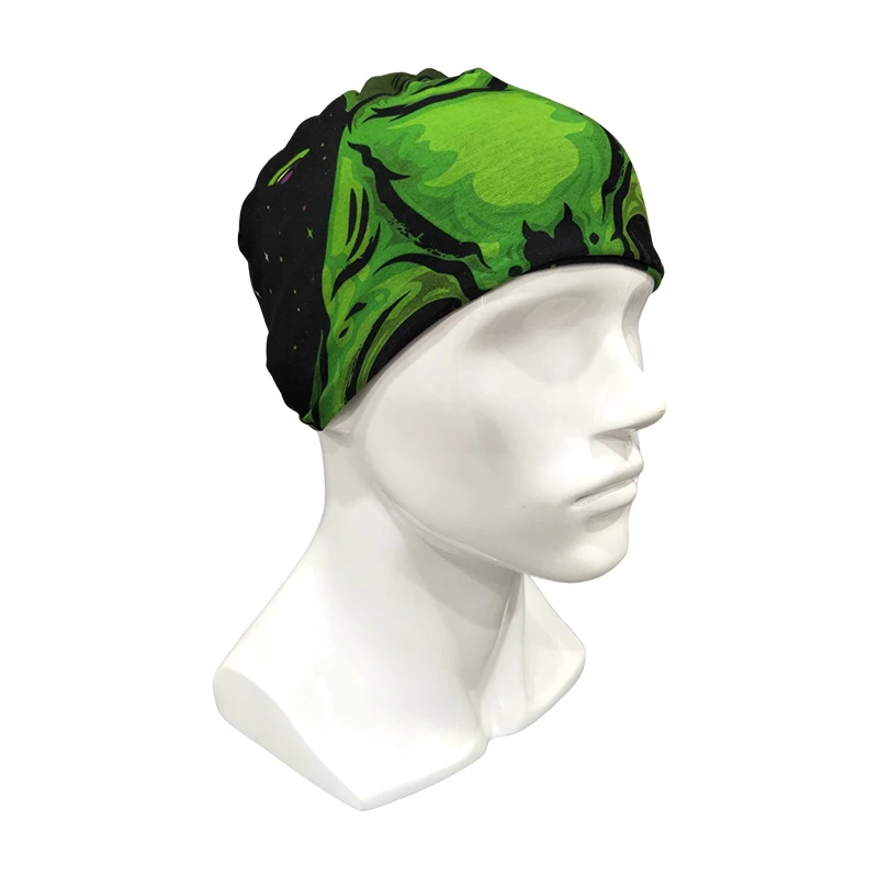 Customized Unisex Neck Gaiter Set Face Scarf Monster Pattern Mask Dust Multifunctional Bandanas Headband